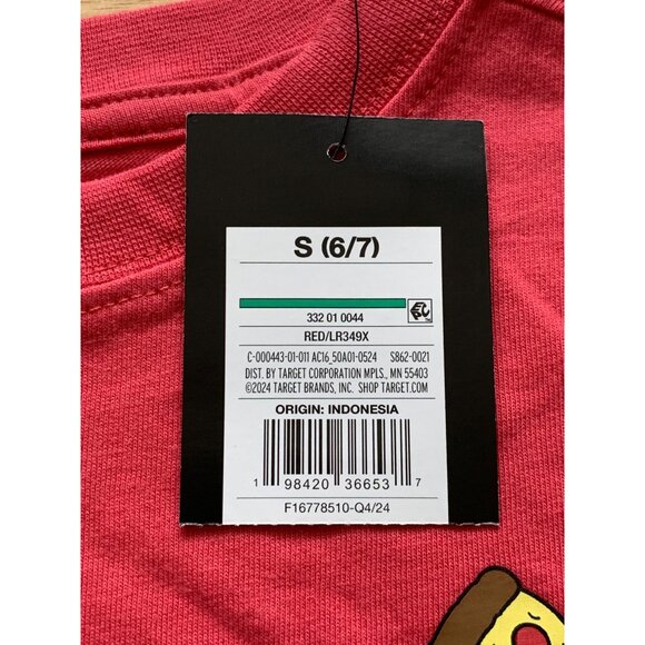 Art Class Boys Red Pizza Graphic School Everyday Wear Casual T-Shirt Size Small - Picture 8 of 10